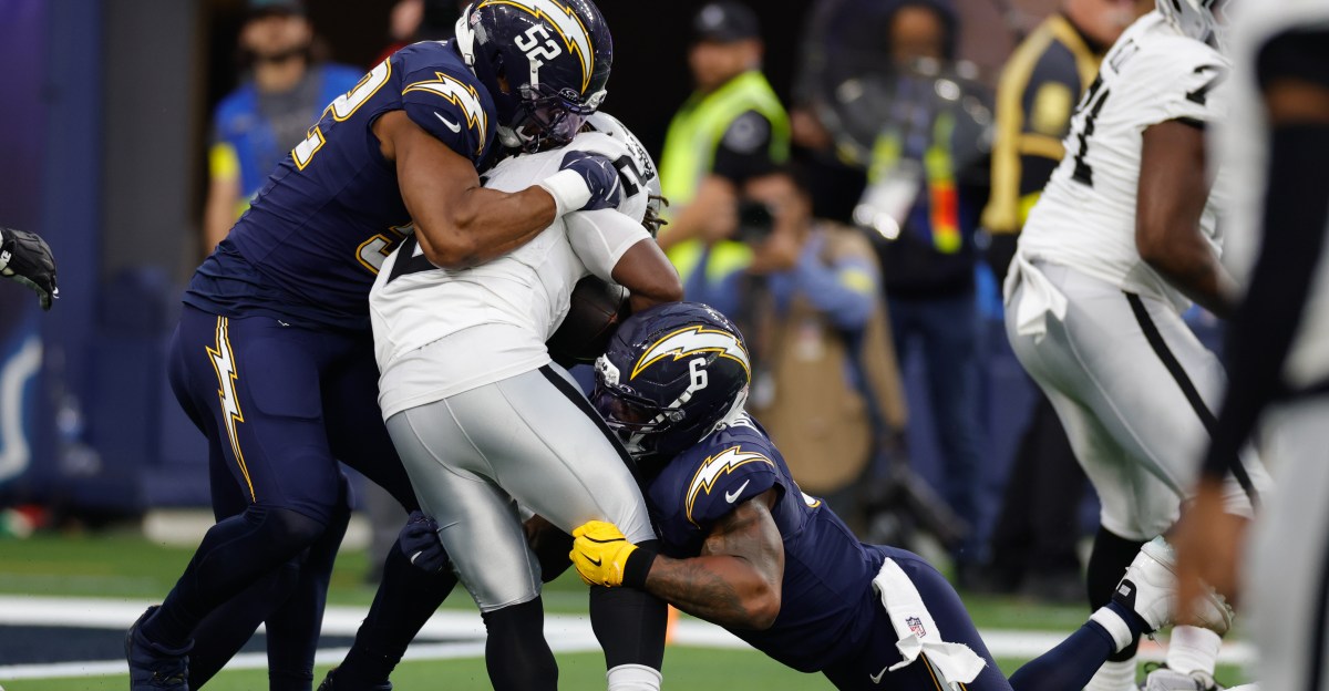 PFF grades from Chargers-Raiders: Kimani Vidal led the way