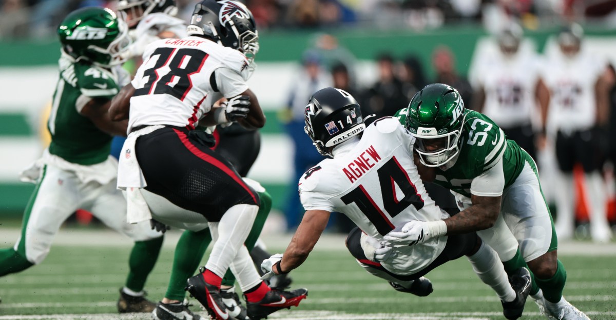 Falcons snap counts against the Jets