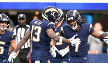 Chargers News: Giants bench Abdul Carter for 2nd time vs. Patriots