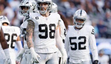 Las Vegas Raiders injury updates: Maxx Crosby misses practice ahead Denver Broncos game