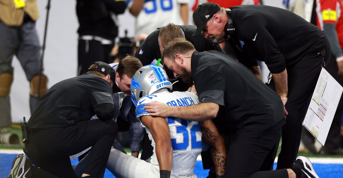 Brian Branch injury update: Lions safety feared to have Achilles injury