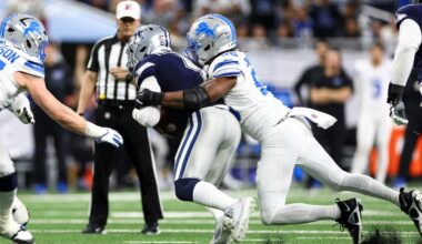 Lions EDGE Al-Quadin Muhammad win NFC Defensive Player of the Week