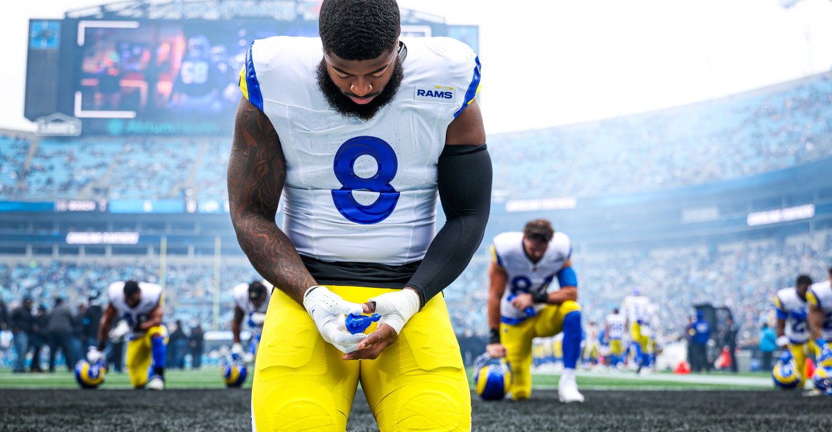 Rams Jared Verse may be battling a sophomore slump after DROY season