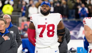 NY Giants roster moves: LT Andrew Thomas, 3 other players placed on IR