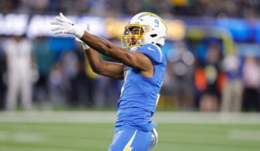 Chargers-Cowboys Injury Report: Tre’ Harris, Quentin Johnston limited