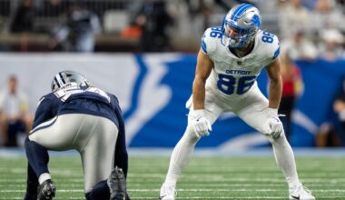 What should the Detroit Lions do at tight end?