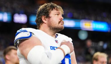 Lions, Steelers injury designations: Graham Glasgow Questionable in Week 16