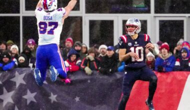 Buffalo Bills at New England Patriots Week 15 snap counts