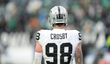 Las Vegas Raiders News: Maxx Crosby leaves facility