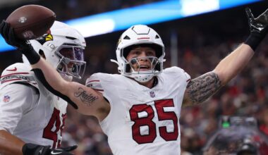 Cardinals Trey McBride sets two NFL records