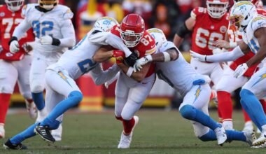 Chiefs-Chargers snap counts: Travis Kelce played all but one snap