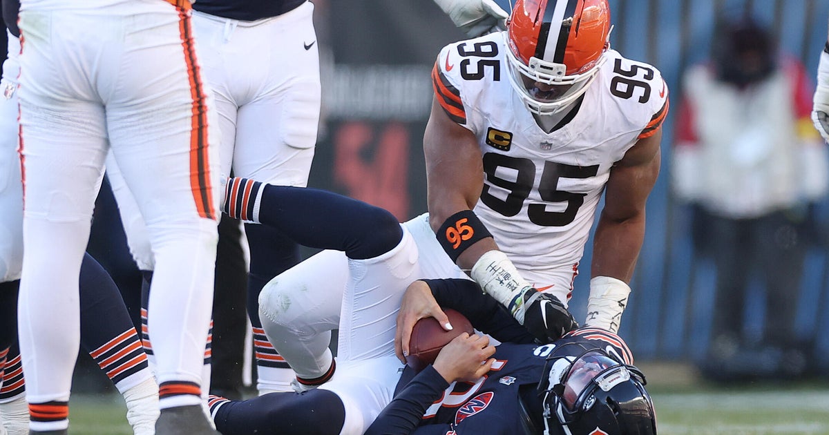 Cleveland Browns' Myles Garrett moves closer to sack record