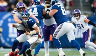 NY Giants vs. Vikings postgame analysis, player statistics, position grades
