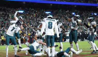 Cooper DeJean pays tribute to John Cena during big Eagles win