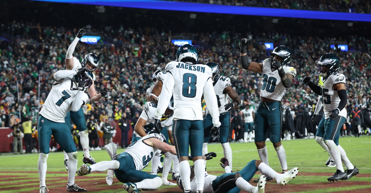 Cooper DeJean pays tribute to John Cena during big Eagles win