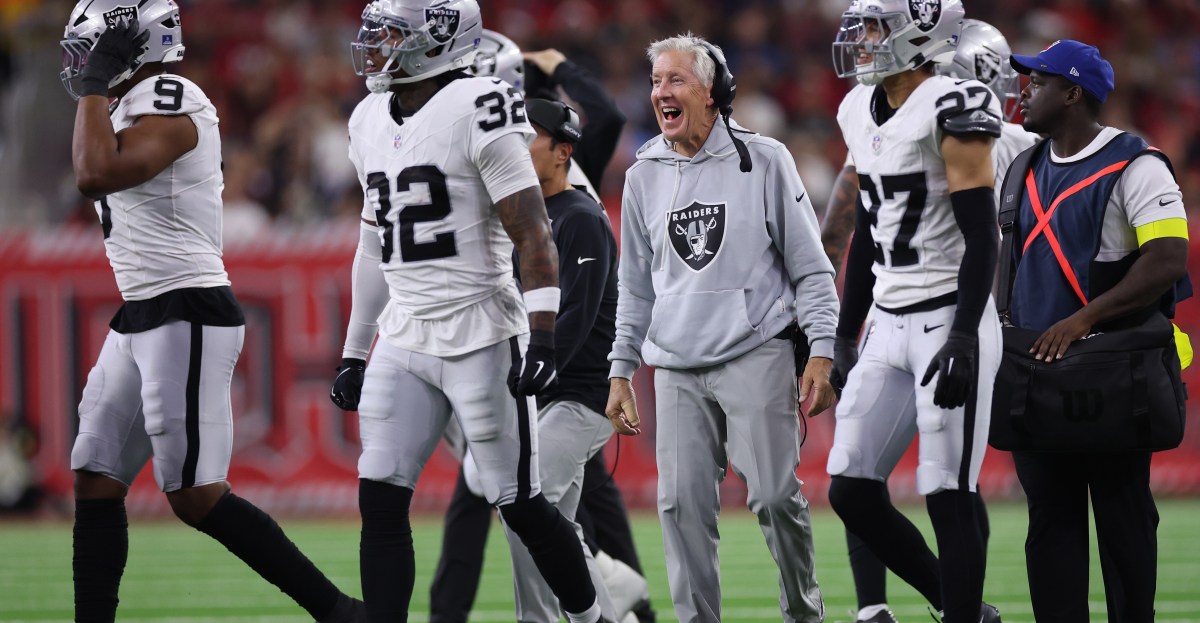Will good effort by Las Vegas Raiders help Pete Carroll’s case?