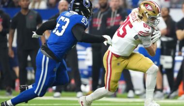 49ers news: George Kittle believes the Colts’ hip-drop tackled him