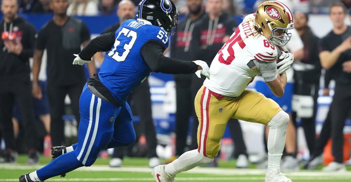 49ers news: George Kittle believes the Colts’ hip-drop tackled him
