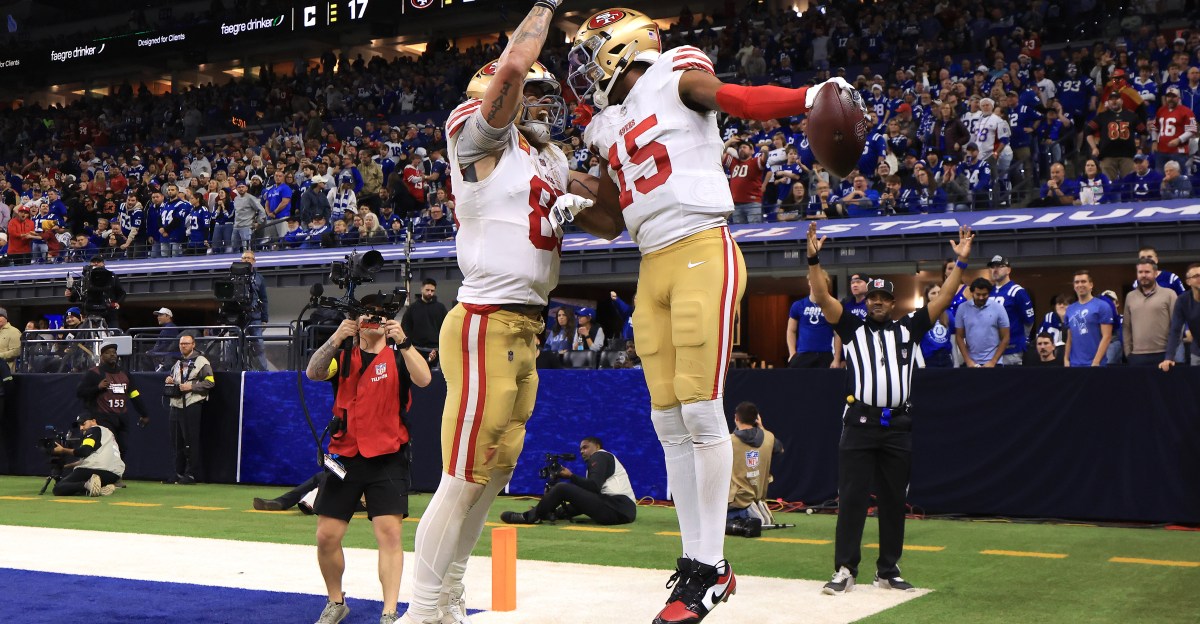 49ers deliver near-perfect example of playoff formula in Colts blowout