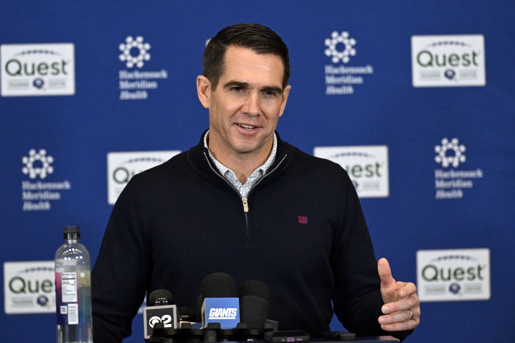 Giants general manager Joe Schoen