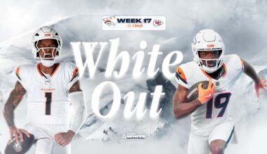 Broncos to wear all-Summit White uniforms for Week 17 matchup vs. Chiefs