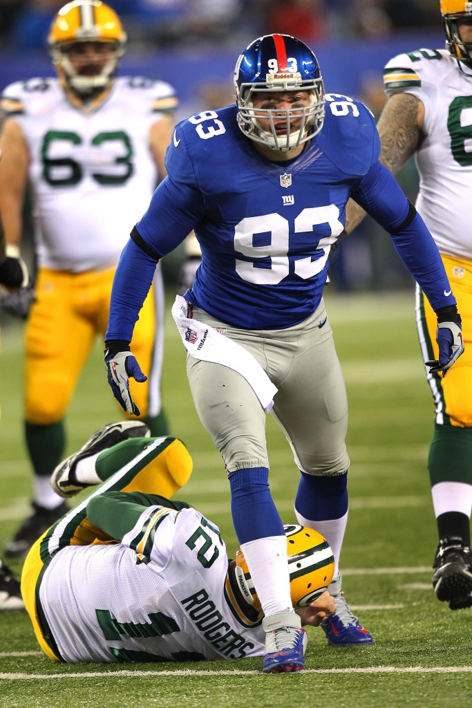 Chase Blackburn with the Giants in 2012.