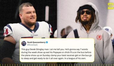 Derek Stingley Jr. Hyped by Former Texans OL After Colts Win, 'In a League of His Own'