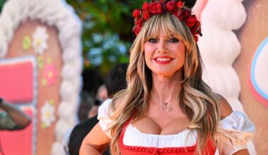 Heidi Klum Wraps Herself In Santa Lingerie For Christmas