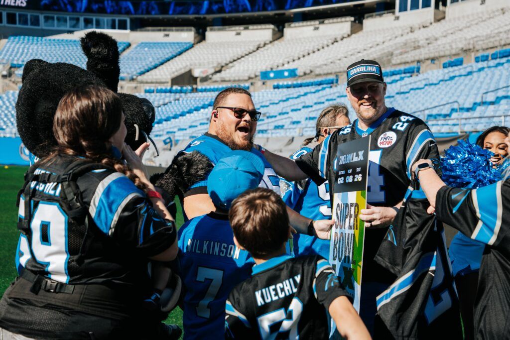 How Carolina Panthers’ Fan of the Year Reminds Others To ‘Keep On Pounding’