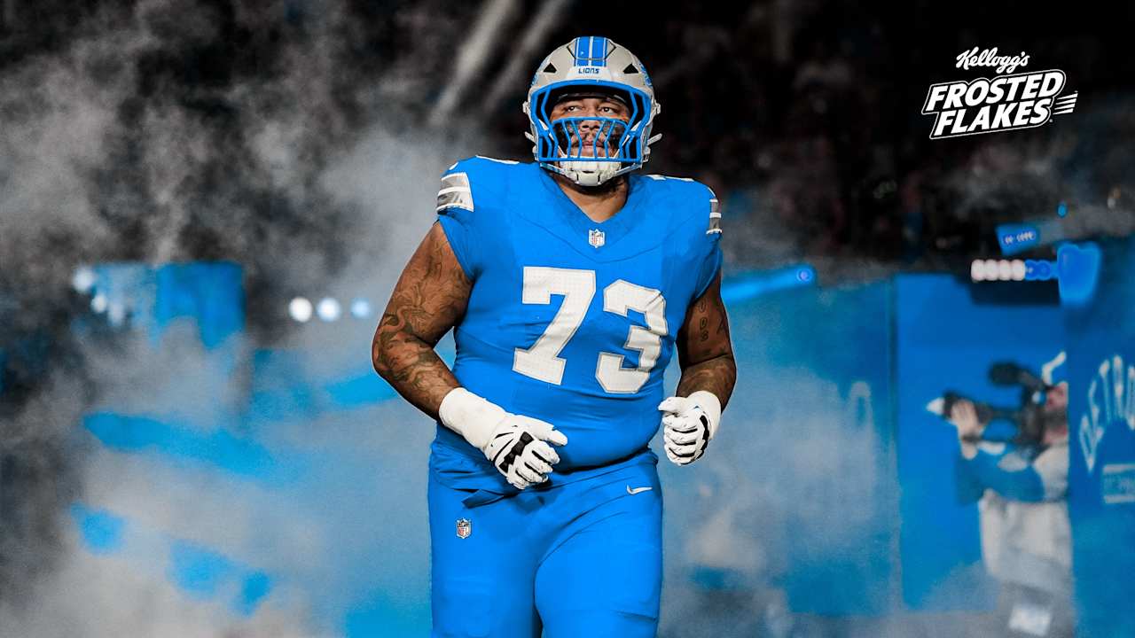 Detroit Lions HC Dan Campbell 'hopeful' OL Christian Mahogany can return for Lions-Steelers