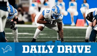Detroit Lions rookie OL leans on veterans, earns early trust