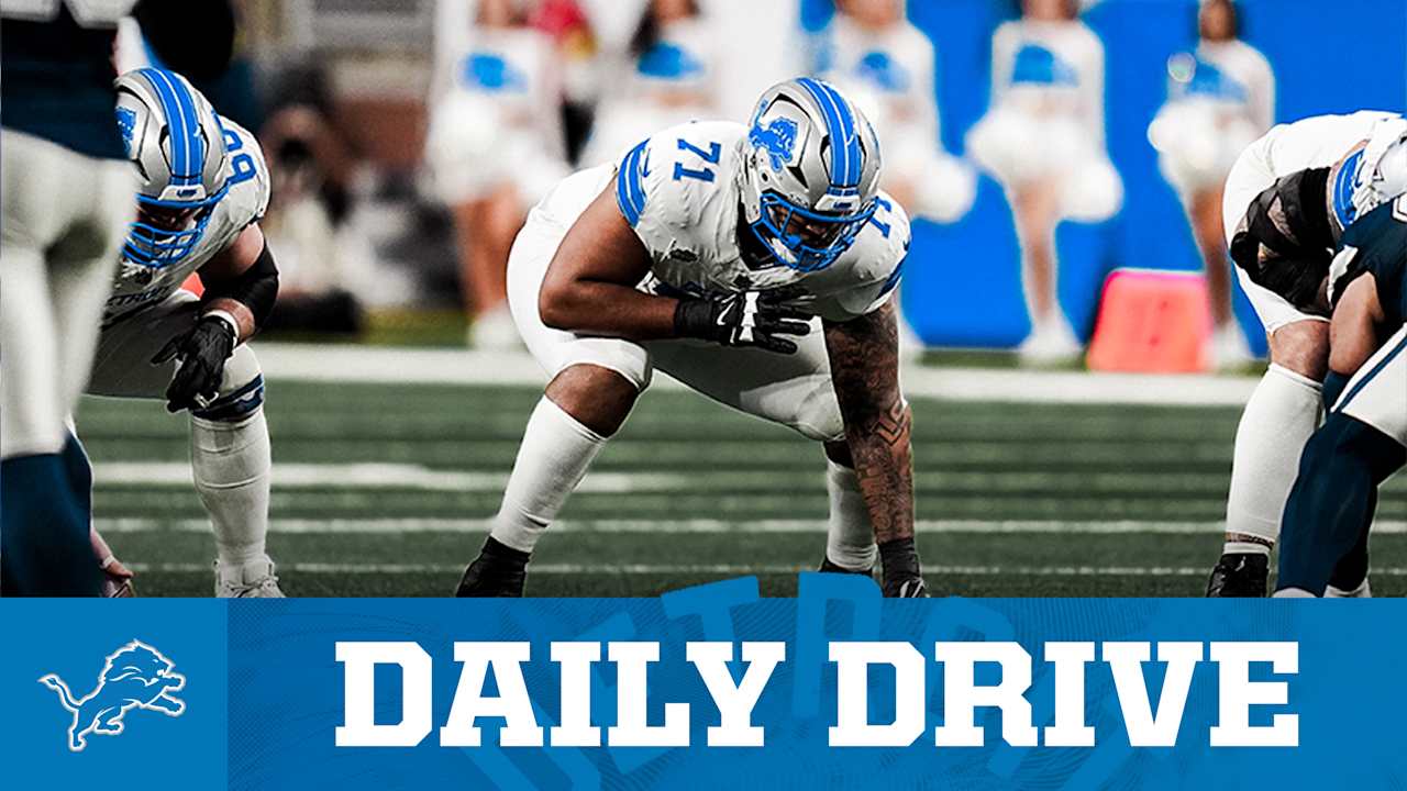 Detroit Lions rookie OL leans on veterans, earns early trust