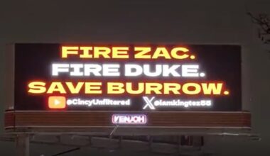 New billboard calls for Bengals to make changes – WHIO TV 7 and WHIO Radio