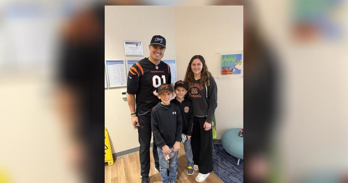 Bengals star visits kids at Dayton Children’s Hospital – WHIO TV 7 and WHIO Radio