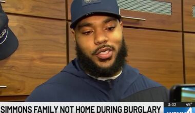 Tennessee Titans’ Jeffery Simmons tears up discussing recent break-in at his home