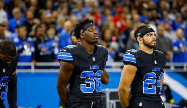 Detroit Lions' Brian Branch reportedly done for year with torn Achilles; looking at team's path forward