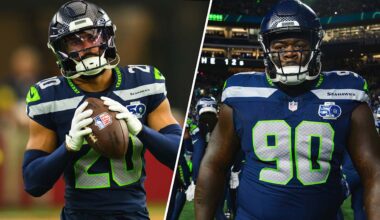 Seahawks Activate Julian Love & Jarran Reed From IR; Elevate Velus Jones Jr. From Practice Squad