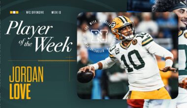 Packers QB Jordan Love named NFC Offensive Player of the Week