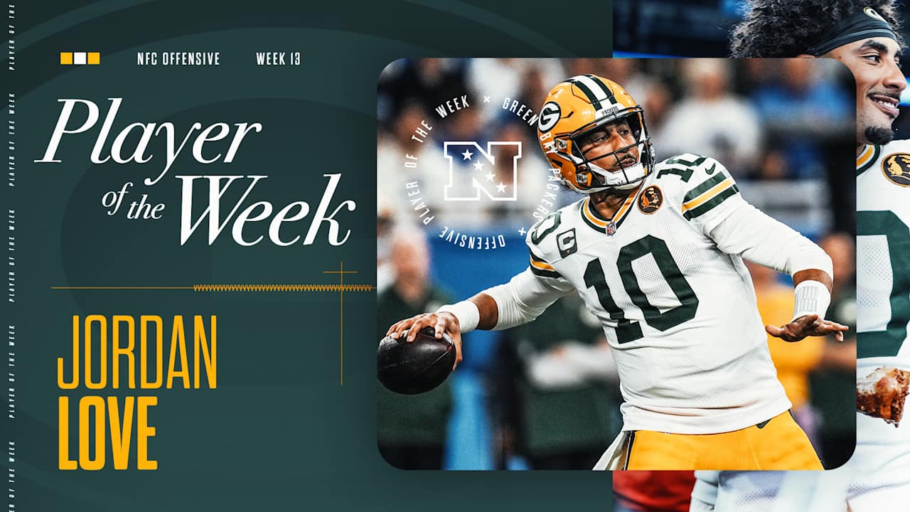 Packers QB Jordan Love named NFC Offensive Player of the Week