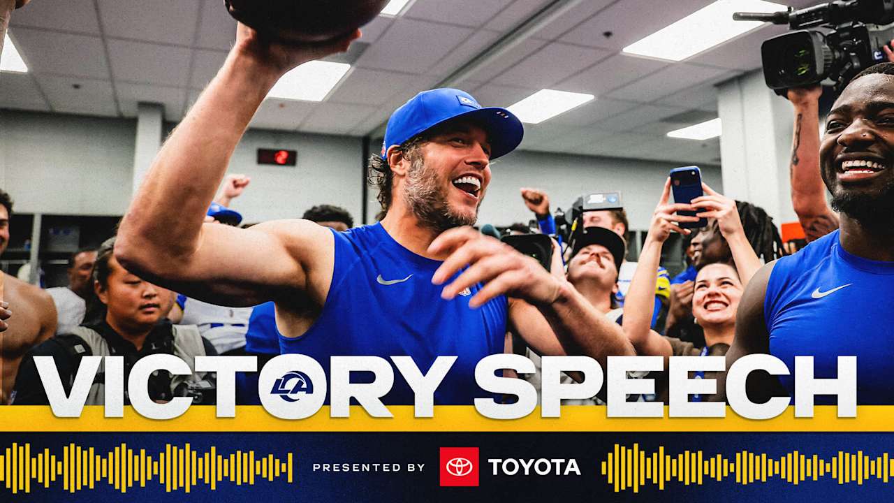 Sean McVay’s victory speech after Week 14 Win over Cardinals “MVP! MVP! MVP!”