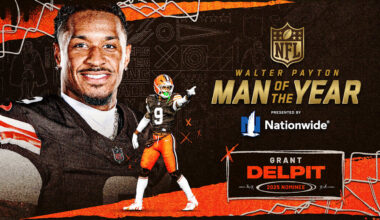Grant Delpit named the Cleveland Browns 2025 nominee for the Walter Payton NFL Man of the Year Award presented by Nationwide