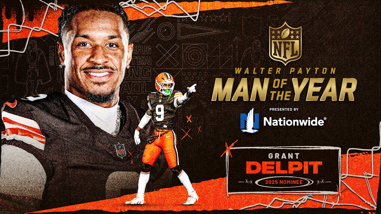 Grant Delpit named the Cleveland Browns 2025 nominee for the Walter Payton NFL Man of the Year Award presented by Nationwide