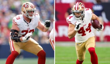 Kyle Juszczyk, Ben Bartch sustain injury in 49ers’ Week 13 win – NBC Sports Bay Area & California