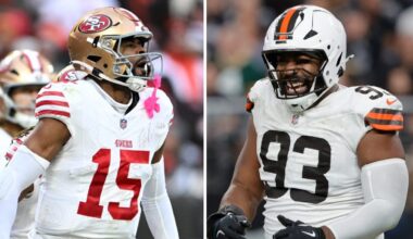 Shelby Harris calls Jauan Jennings ‘h-e’ after 49ers vs. Browns – NBC Sports Bay Area & California