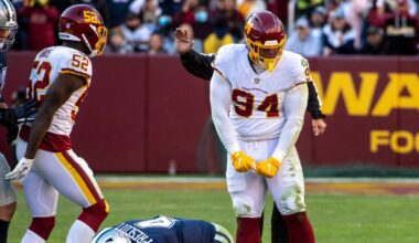 Commanders vs Cowboys Wednesday Injury Report: Five players ruled out