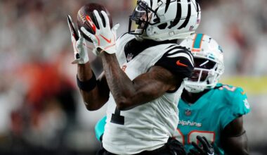 Bengals are road favorites vs. Dolphins