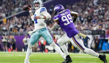 Dallas Cowboys opens as big favorites over the Vikings for Week 15