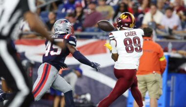 Washington Commanders Roster Moves: TE elevated from the practice squad