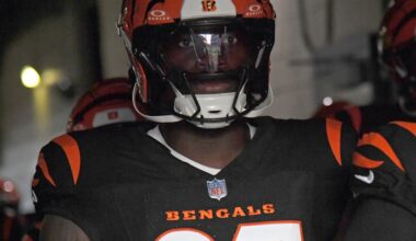 Bengals vs. Ravens Injury Report: Tee Higgins limited, Shemar Stewart returns