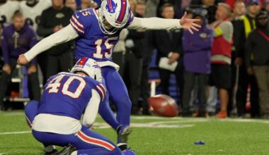 Buffalo Bills injuries: K Matt Prater “week-to-week,” out for Week 16